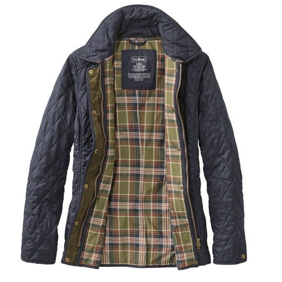 LLBean Quilted Riding jacket - Picture 4 of 7